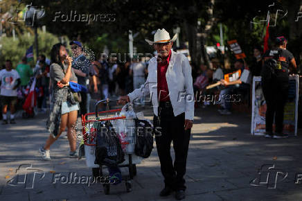 Demonstration against federal immigration enforcement actions in Los Angeles