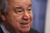UN Secretary General Guterres speaks on the situation in Myanmar following the recent earthquake, in New York