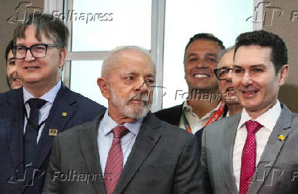 O presidente Lula participou da cerimônia de abertura da 29ª Feicon na São Paulo Expo
