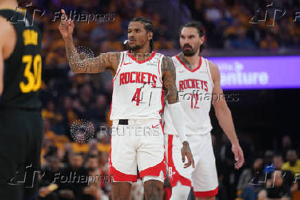 NBA: Playoffs-Houston Rockets at Golden State Warriors
