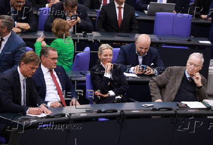 Election of German Chancellor and swearing-in of the cabinet at Bundestag in Berlin