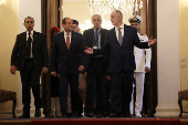 Egypt's President Abdel Fattah al-Sisi meets with Greek President Konstantinos Tassoulas