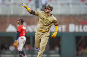MLB: San Diego Padres at Atlanta Braves