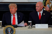 U.S. President Trump participates in a roundtable discussion with the Fraternal Order of Police at the White House