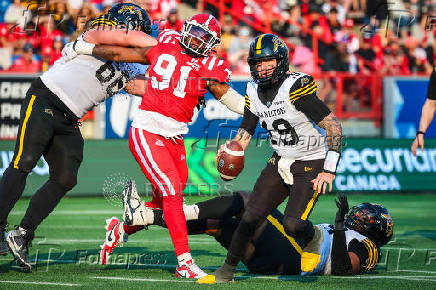 CFL: Hamilton Tiger-Cats at Calgary Stampeders