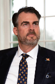 Oklahoma governor Kevin Stitt in Oklahoma City