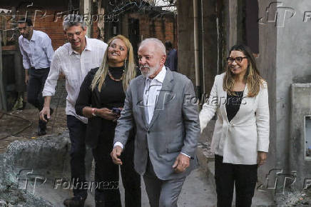 O Presidente Lula participou da cerimônia de Anúncios da Solução Habitacional da Favela do Moinho