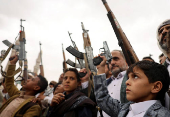 Yemenis rally in Sanaa to show support to Palestinians