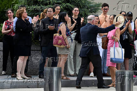Sendoff event for State Department workers in Washington, D.C.
