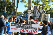 Manifestação em defesa do Hospital Geral de São Mateus