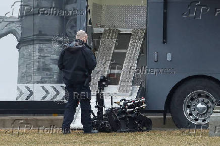 Canadian Parliament under lockdown, in Ottawa