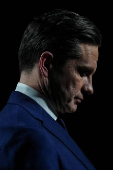 Conservative Leader Pierre Poilievre attends a press conference after the French-language federal election debate, in Montreal