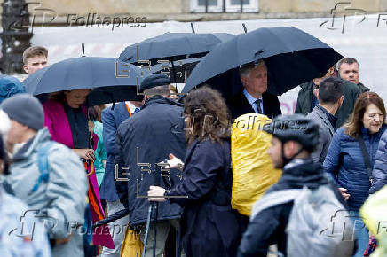 Visita de los reyes de Bélgica a Santiago de Compostela
