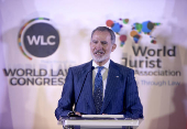 El rey de España participa en el Congreso Mundial del Derecho, en Santo Domingo