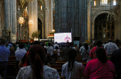 Cardinal Robert Prevost of the United States was announced as Pope Leo XIV