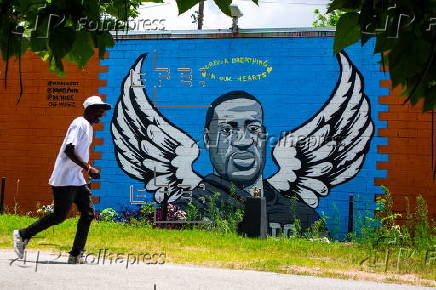 Memorial marking 5 year anniversary of George Floyd's Death