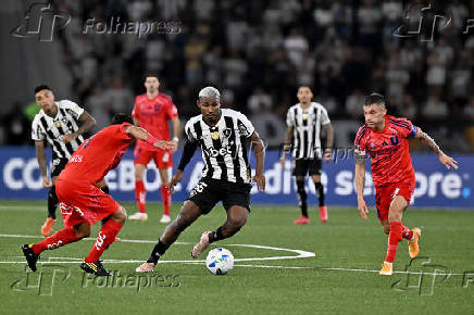 Partida entre Botafogo e Universidad de Chile válida pela Copa Libertadores.