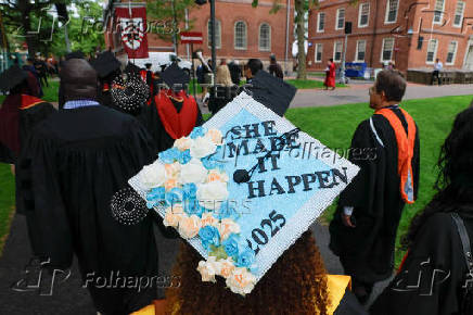 Commencement ceremonies at Harvard University in Cambridge