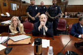 Harvey Weinstein appears at Manhattan Criminal Court for his rape and sexual assault trial, in New York City