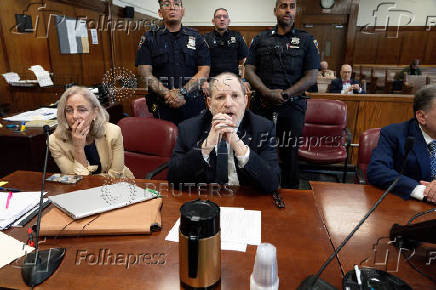 Harvey Weinstein appears at Manhattan Criminal Court for his rape and sexual assault trial, in New York City