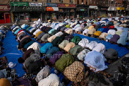 Eid al-Adha celebrated in the Brooklyn borough of New York City