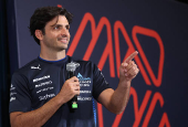 Williams' Carlos Sainz Jr. takes part in roadshow at Madrid's future Formula One circuit
