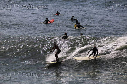 Ressaca do mar no Rio de Janeiro.