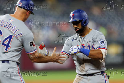 MLB: Texas Rangers at Kansas City Royals