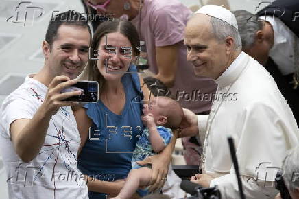 Pope Leo XIV holds weekly general audience in Vatican City