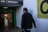 Jair Bolsonaro embarca para Porto Alegre