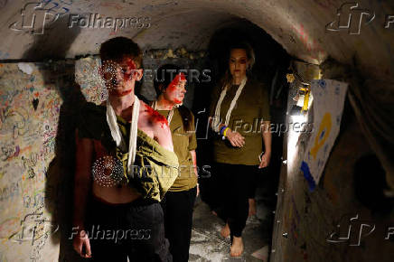 Rally in support of hostages abducted during the October 7, 2023 attack on Israel by Hamas, in Tel Aviv