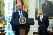Paul Atkins Sworn-In as SEC Commissioner in Washington, DC