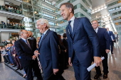 Ceremony marks the 70th anniversary of Germany's accession to NATO