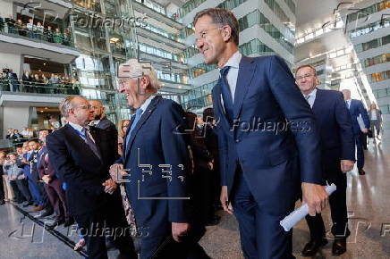 Ceremony marks the 70th anniversary of Germany's accession to NATO