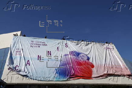 Preparations for the 78th Cannes Film Festival