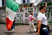 Protest during the judicial and magistrate elections, in Mexico City