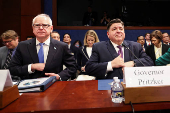 House Oversight Committee hearing with U.S. governors about state policies regarding undocumented migrants, in Washington
