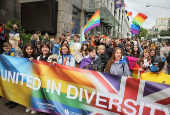 Equality March organized by the LGBT+ community in Kyiv