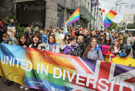 Equality March organized by the LGBT+ community in Kyiv