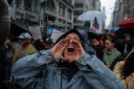 No Kings Protest against Donald Trump in New York