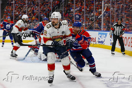 NHL: Stanley Cup Final-Florida Panthers at Edmonton Oilers