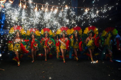 Bolivians celebrate the Gran Poder, in La Paz