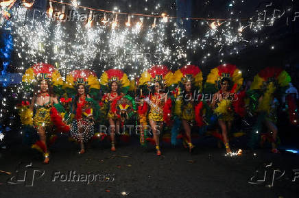 Bolivians celebrate the Gran Poder, in La Paz