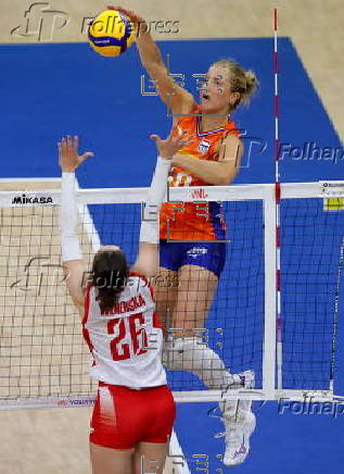 FIVB Volleyball Women's Nations League - Netherlands vs Poland