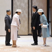 Japanese Emperor Naruhito and Empress Masako depart for Mongolia