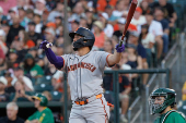 MLB: San Francisco Giants at Athletics
