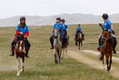 International equestrian race held in Kyrgyzstan