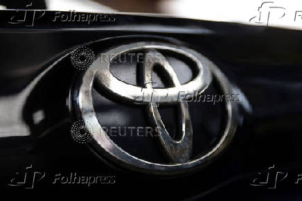 Illustration shows Toyota logo