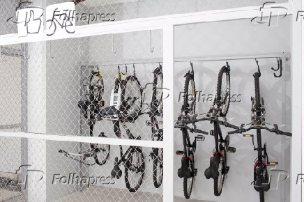Bicicletário do edifício Tag Edited na Saúde em São Paulo