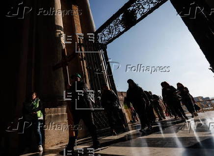 People participate in a Jubilee for the sick at the Vatican